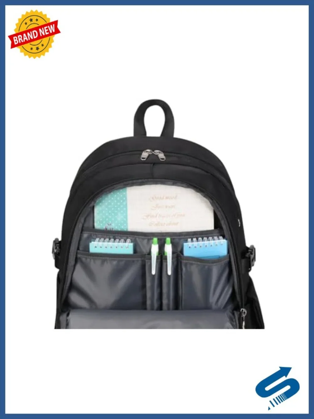 Waterproof Polyester Backpack for Teen Girls Women Laptop Bag